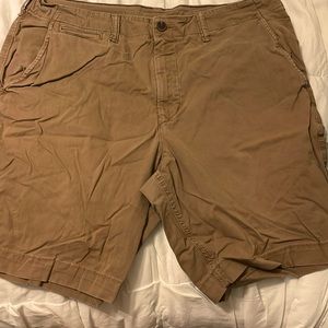 Brown cargo shorts